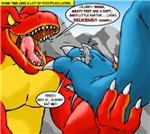 Rexar, Exveemon & One Reluctant Raptor (7/12)