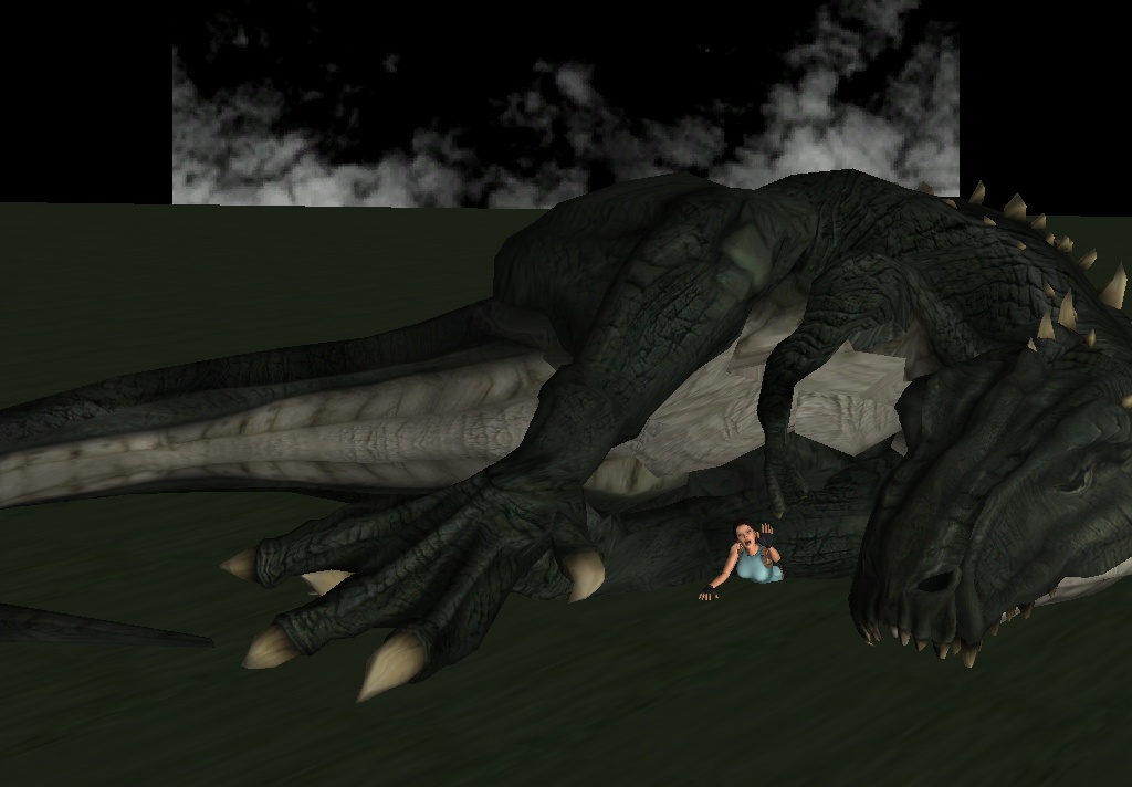 Lara under the T-rex.jpg